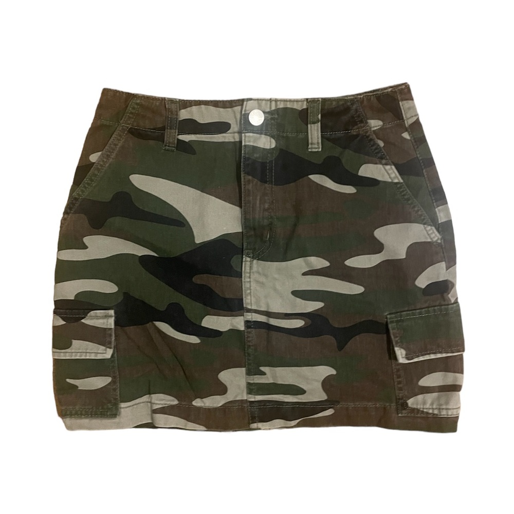Forever 21 Camouflage Cargo Mini Skirt